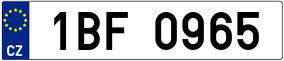 Truck License Plate